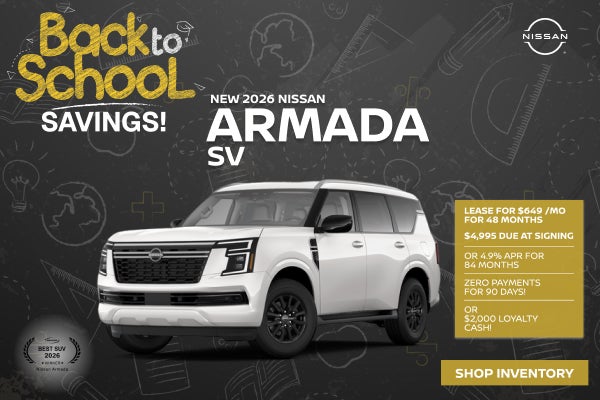 New 2026 Nissan Armada SV
